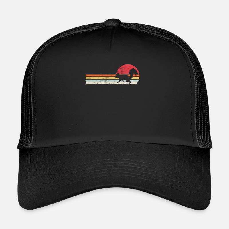 Eichhörnchen Eichhörnchen Eichhörnchen - Trucker Cap - Schwarz/Schwarz