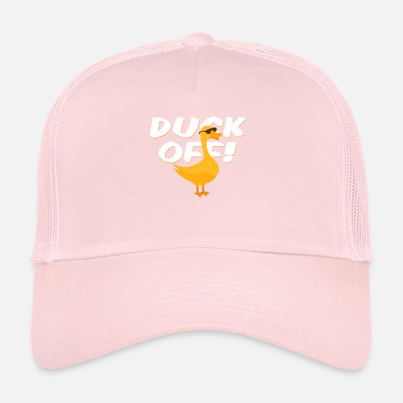 Duck Off! Cool duck pun ducks fan gift Trucker Cap