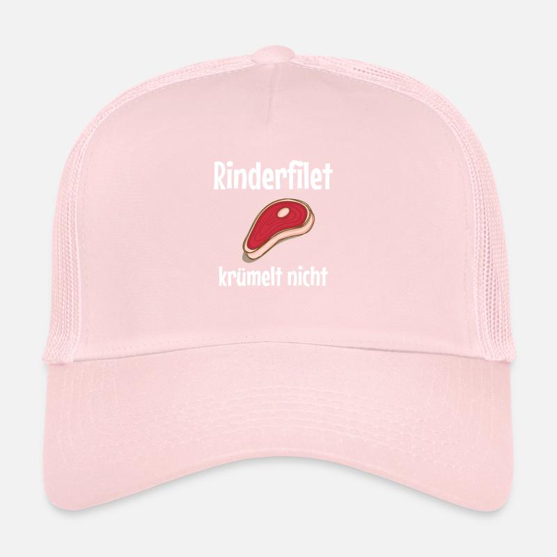 Beef fillet does not crumb - barbecue, grill Trucker Cap
