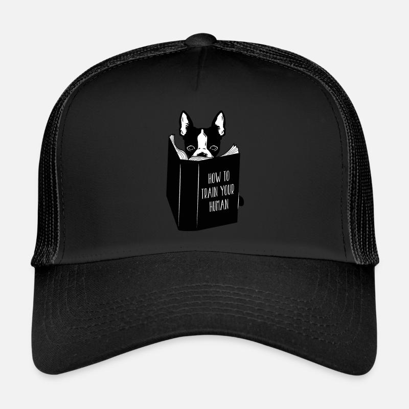 boston terrier Trucker Cap