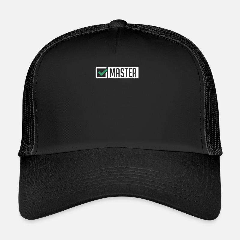 Master Abschluss Promotion Sponsion Uni Geschenk Trucker Cap