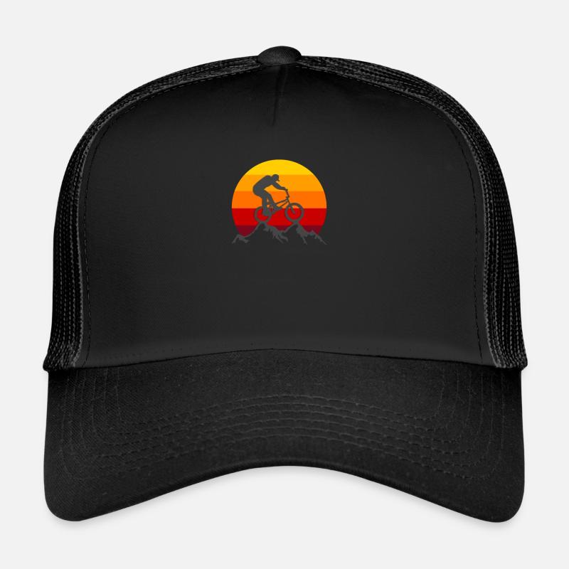 Fahrrad - Trucker Cap - Schwarz/Schwarz