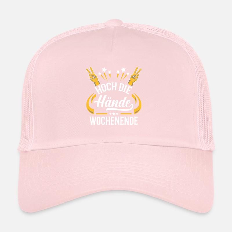 Hoch die Hände. Wochenende Geschenkidee Trucker Cap