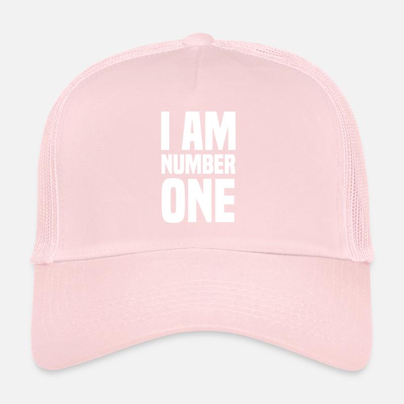 I Am Number One Ich Bin Die Nummer Eins Geschenk Trucker Cap