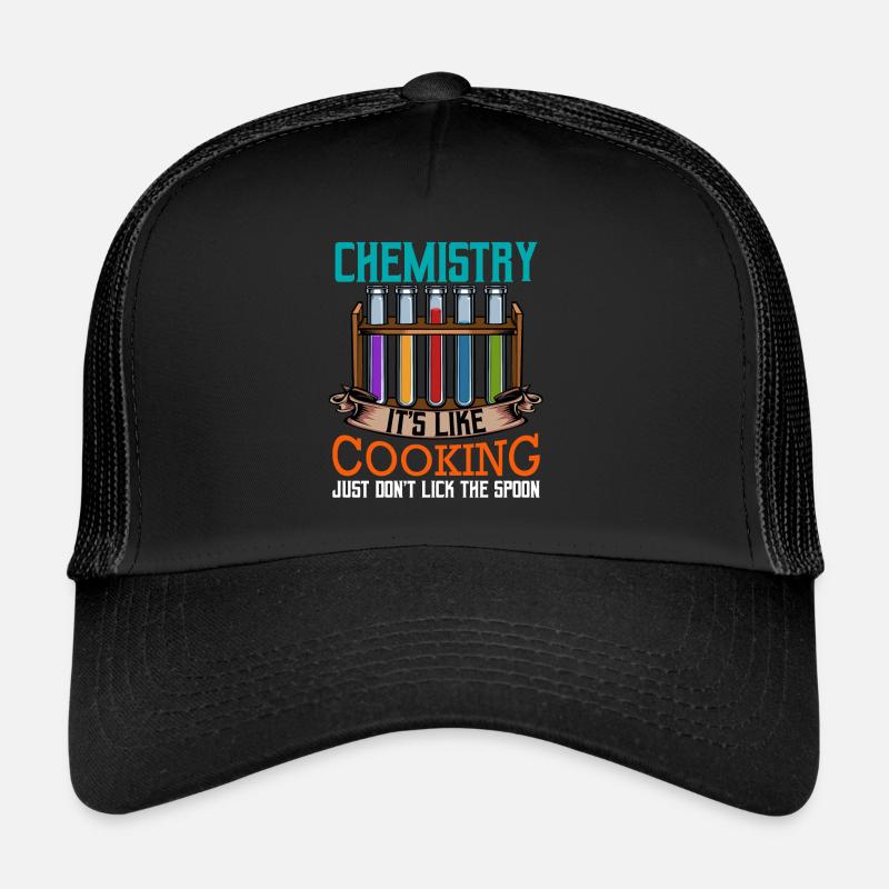 chimiste - Casquette trucker  - noir/noir