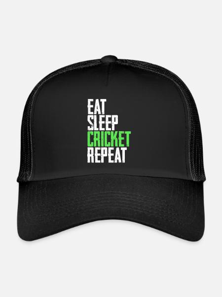 Cricket cricketer - Trucker Cap - black/black