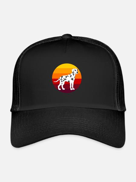 dalmatien - Casquette trucker  - noir/noir - Devant