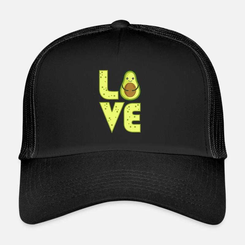 Avocado - Trucker Cap - Schwarz/Schwarz