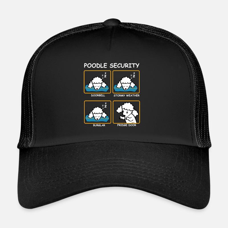 Poodle - Trucker Cap - black/black