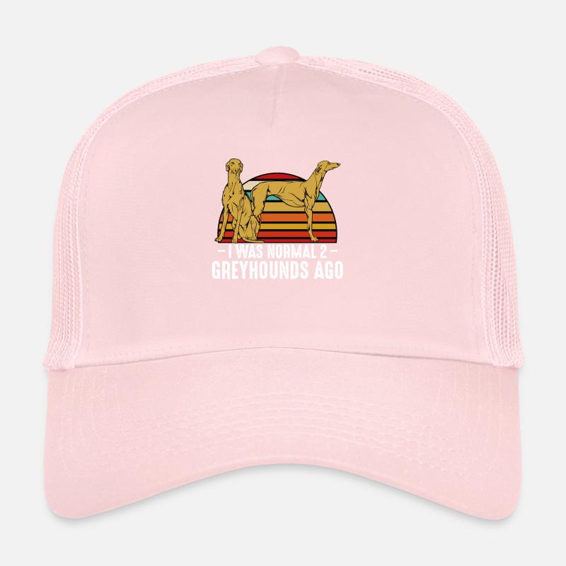 I Was Normal 2 Greyhounds Ago Hundehalter Geschenk Trucker Cap