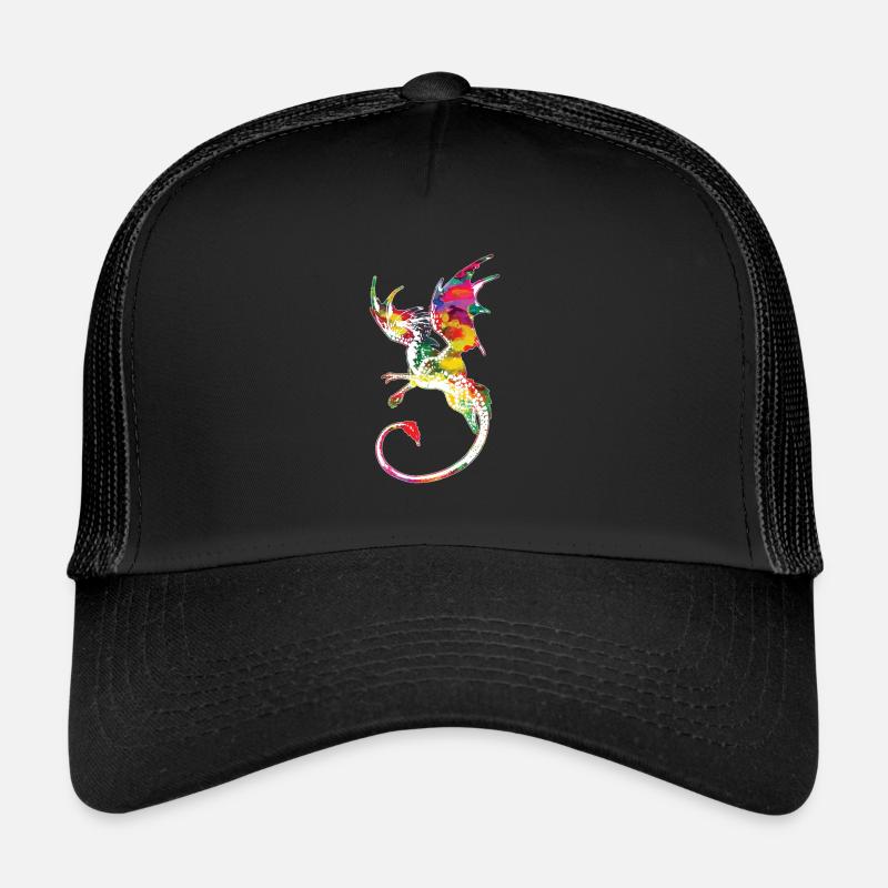 dragon - Casquette trucker  - noir/noir