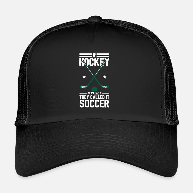 Hockey - Trucker Cap - Schwarz/Schwarz