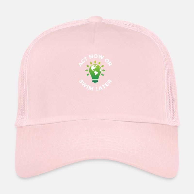 Act now or swim later - Klimawandel, Umweltschutz Trucker Cap