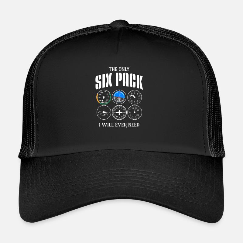 Pack de six pilotes - vol, avion, cours de pilotage Casquette trucker 