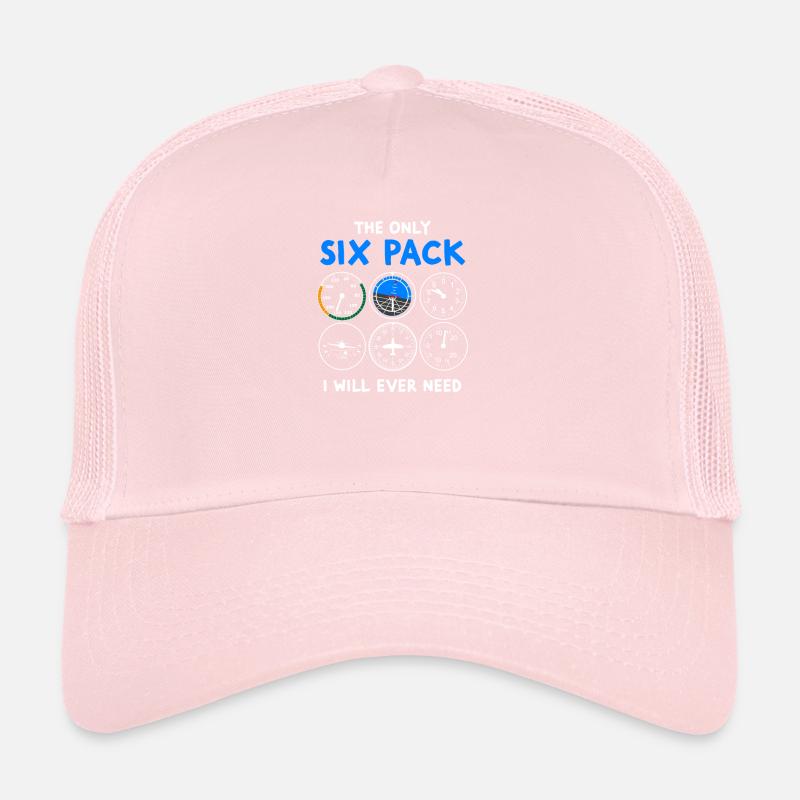 Pilot six pack - flying, plane, flying lesson Trucker Cap