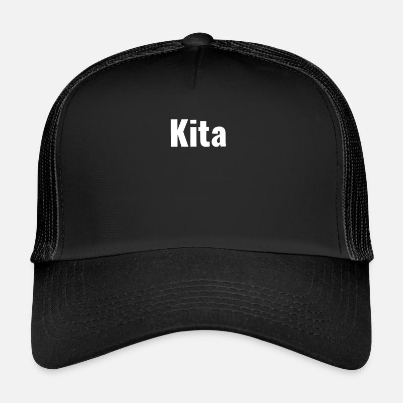 Kita - Trucker Cap - Schwarz/Schwarz