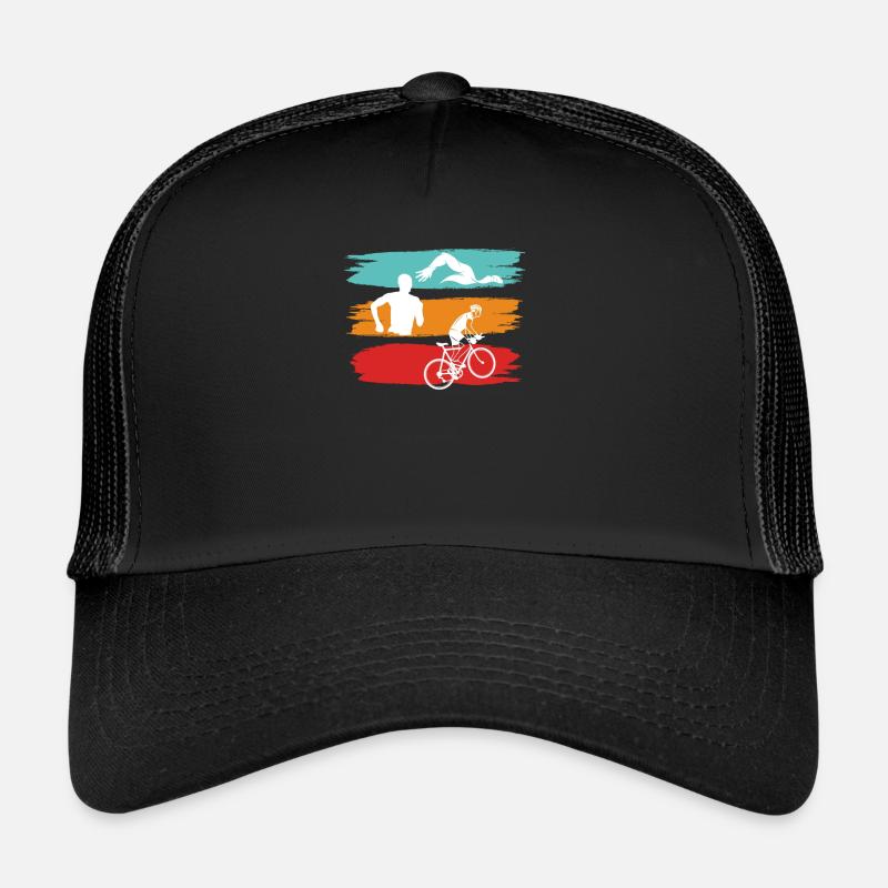 Triathlon - Trucker Cap - Schwarz/Schwarz