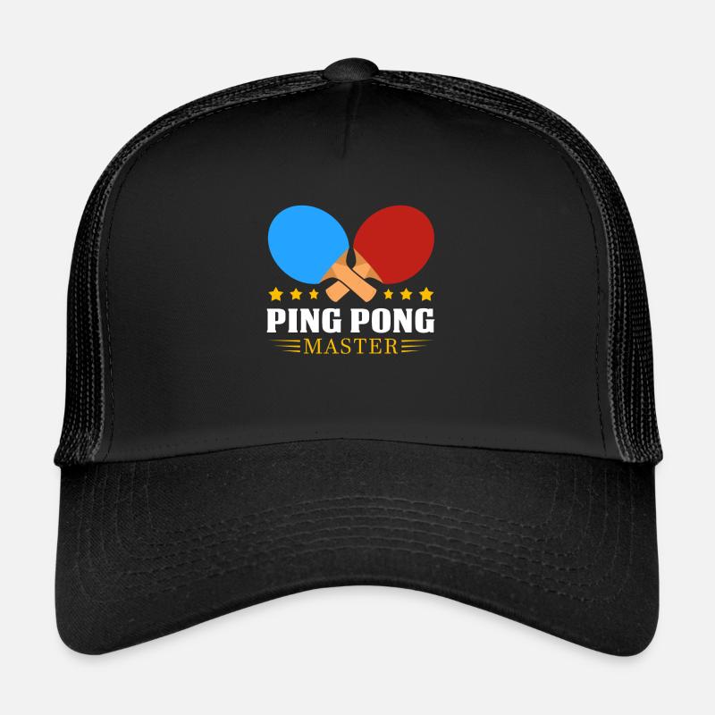Ping-pong - Casquette trucker  - noir/noir