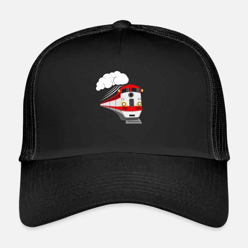 Train trains train modèle Casquette trucker 