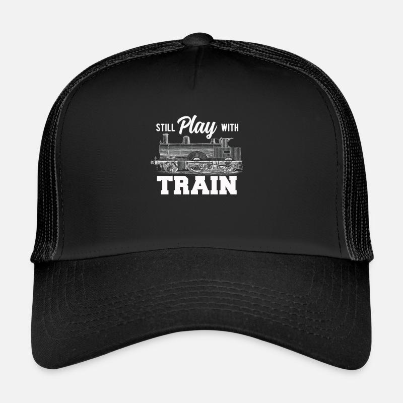Train trains train modèle - Casquette trucker  - noir/noir