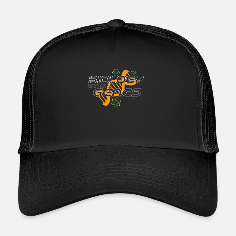 Biologie - Trucker Cap - Schwarz/Schwarz