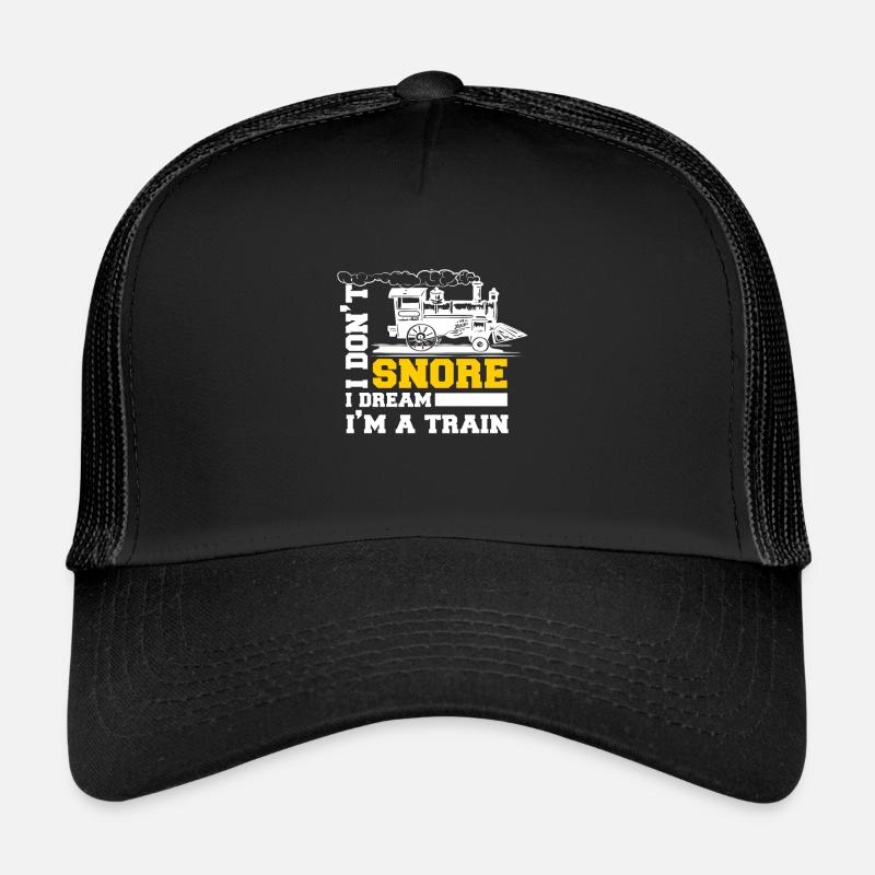 Train trains train modèle - Casquette trucker  - noir/noir
