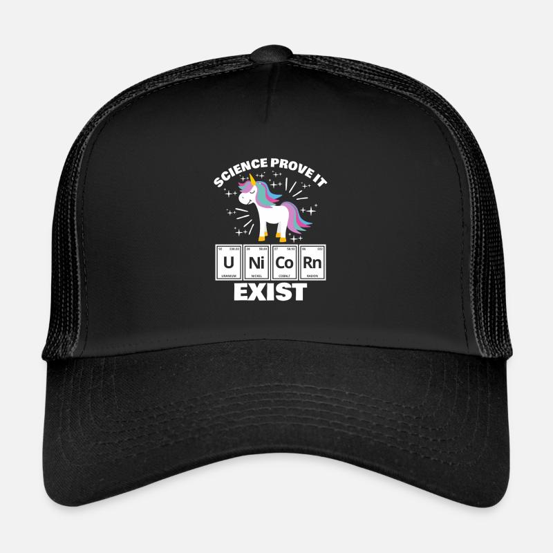 chimie - Casquette trucker  - noir/noir
