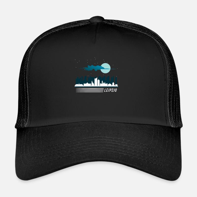Leipzig - Trucker Cap - Schwarz/Schwarz