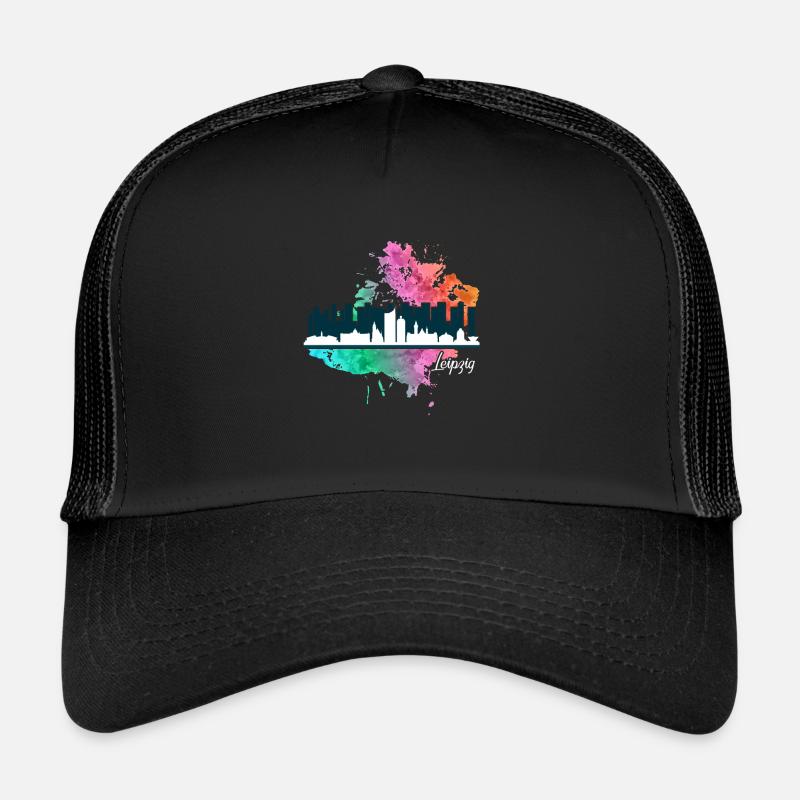 Leipzig - Trucker Cap - Schwarz/Schwarz
