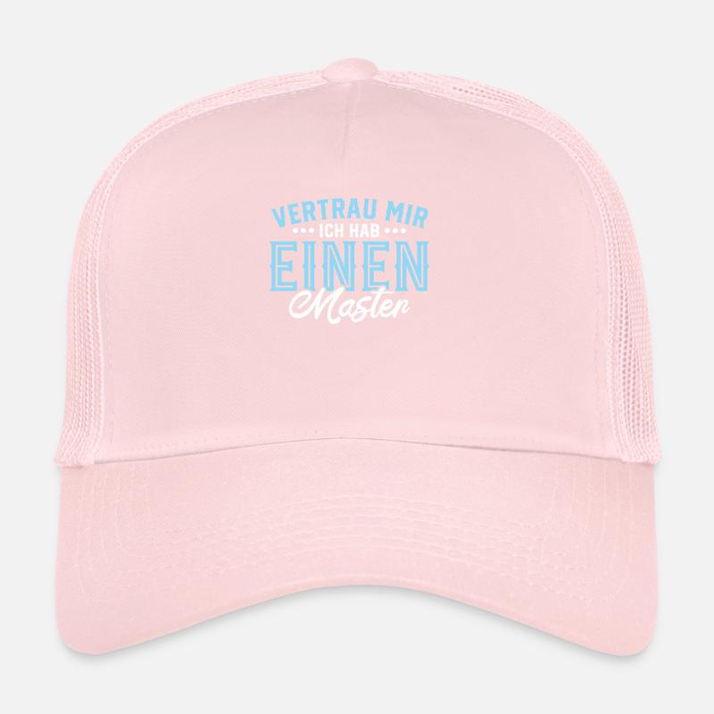 Master Abschluss Promotion Sponsion Uni Geschenk Trucker Cap
