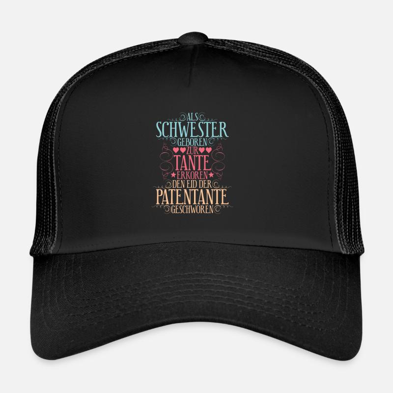 Tante - Trucker Cap - Schwarz/Schwarz