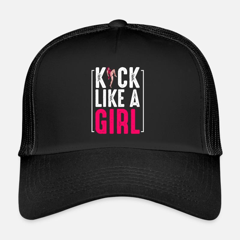 kickboxing - Casquette trucker  - noir/noir