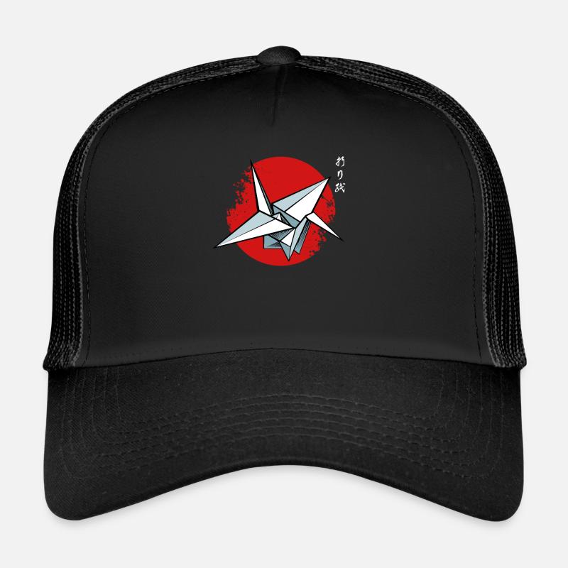 Origami - Trucker Cap - Schwarz/Schwarz