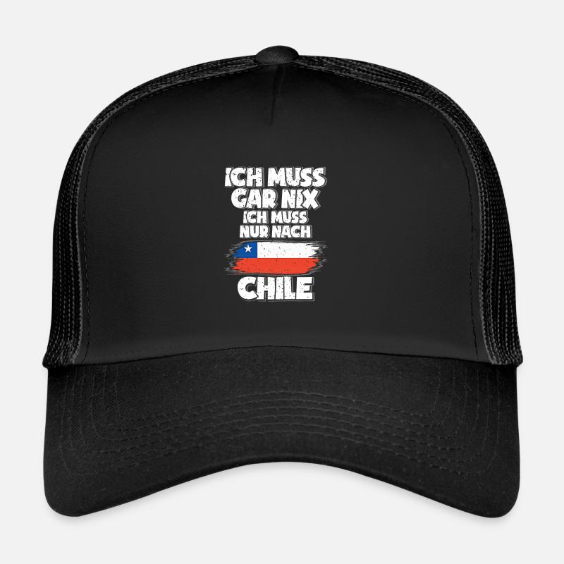 Chile - Trucker Cap - Schwarz/Schwarz