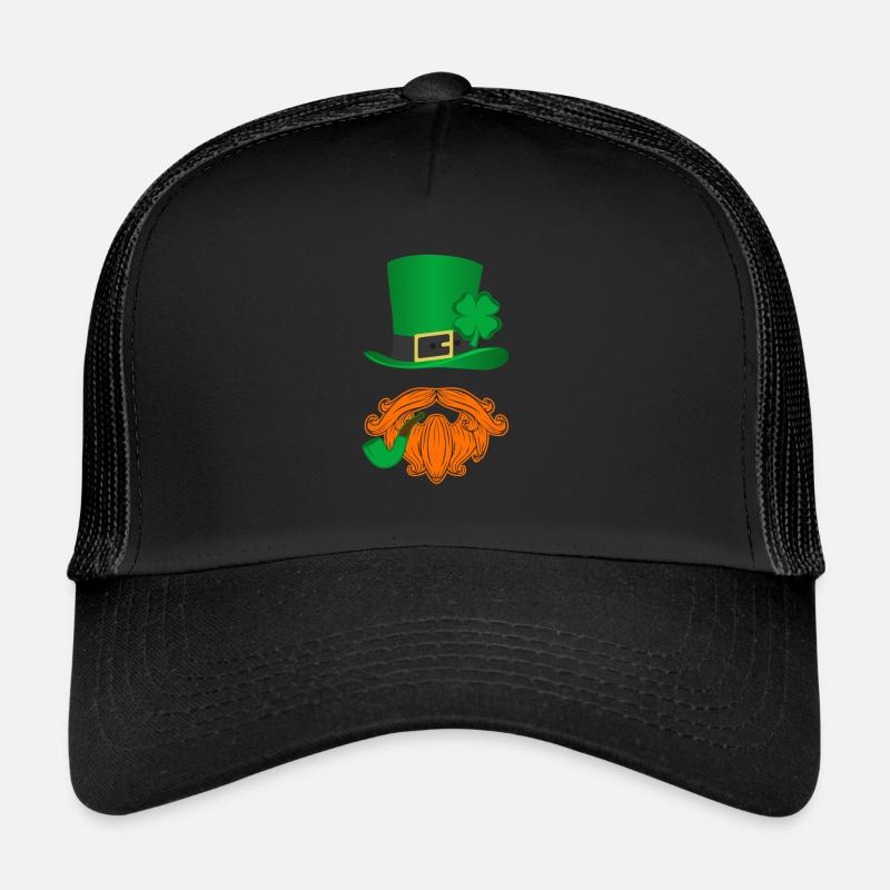 Irlande - Casquette trucker  - noir/noir