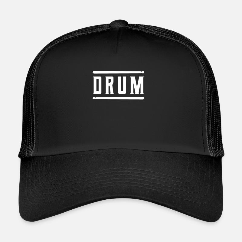 Schlagzeug - Trucker Cap - Schwarz/Schwarz