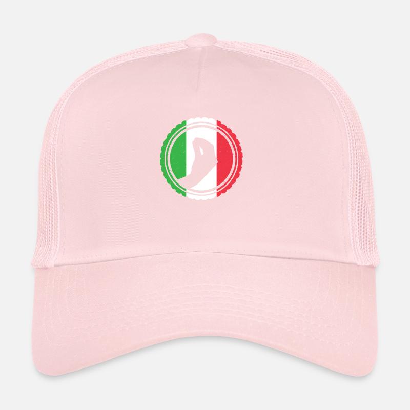 Italie drapeau italien geste geste de la main Casquette trucker 