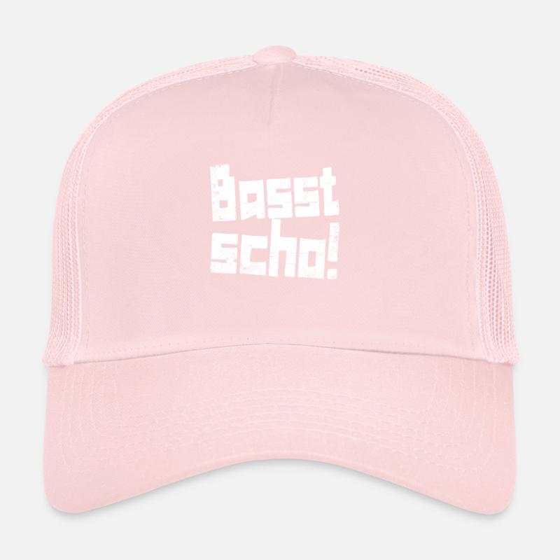 Basst Scho! It's a good fit! Grunge Style Trucker Cap