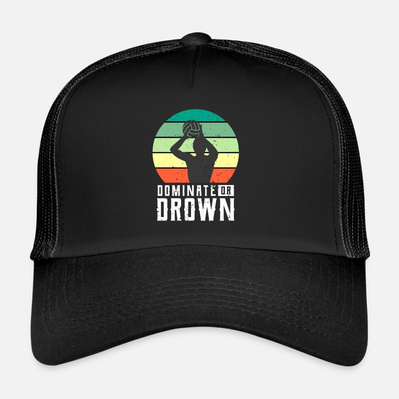 Wasserball - Trucker Cap - Schwarz/Schwarz
