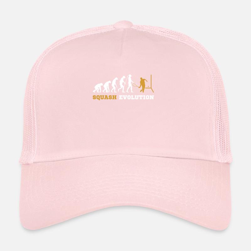 Squash Squashspieler Evolution Geschenk Trucker Cap