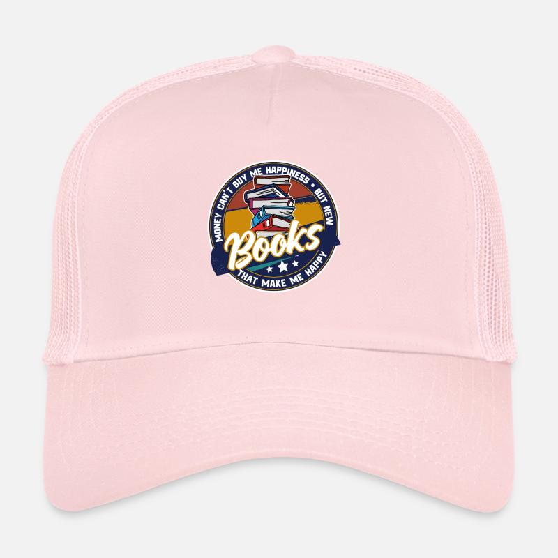 Bücher Bücherwurm Leseratte Trucker Cap