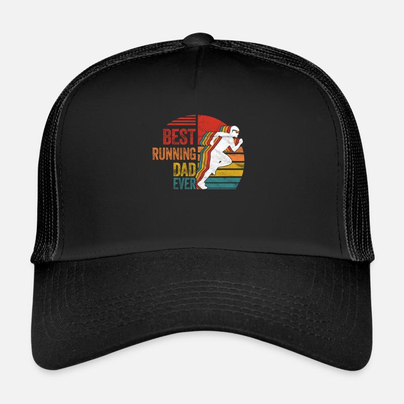 Best running Dad ever Vater Papa Geschenk Trucker Cap