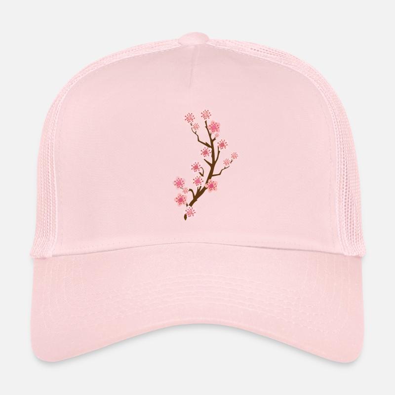 fleur de cerisier Casquette trucker 