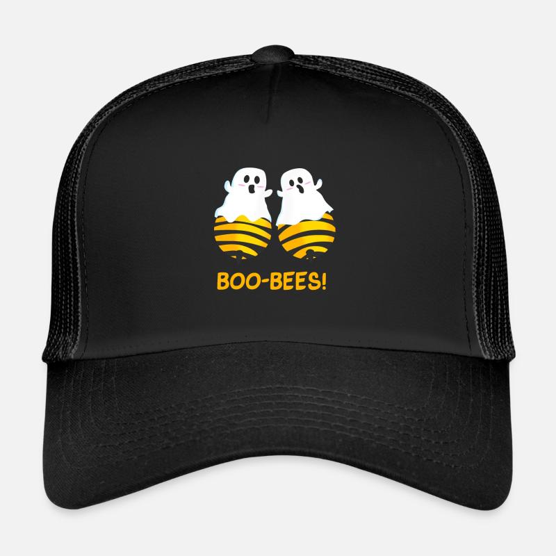 BOO-BEES! Bees or ghosts? - Trucker Cap - black/black