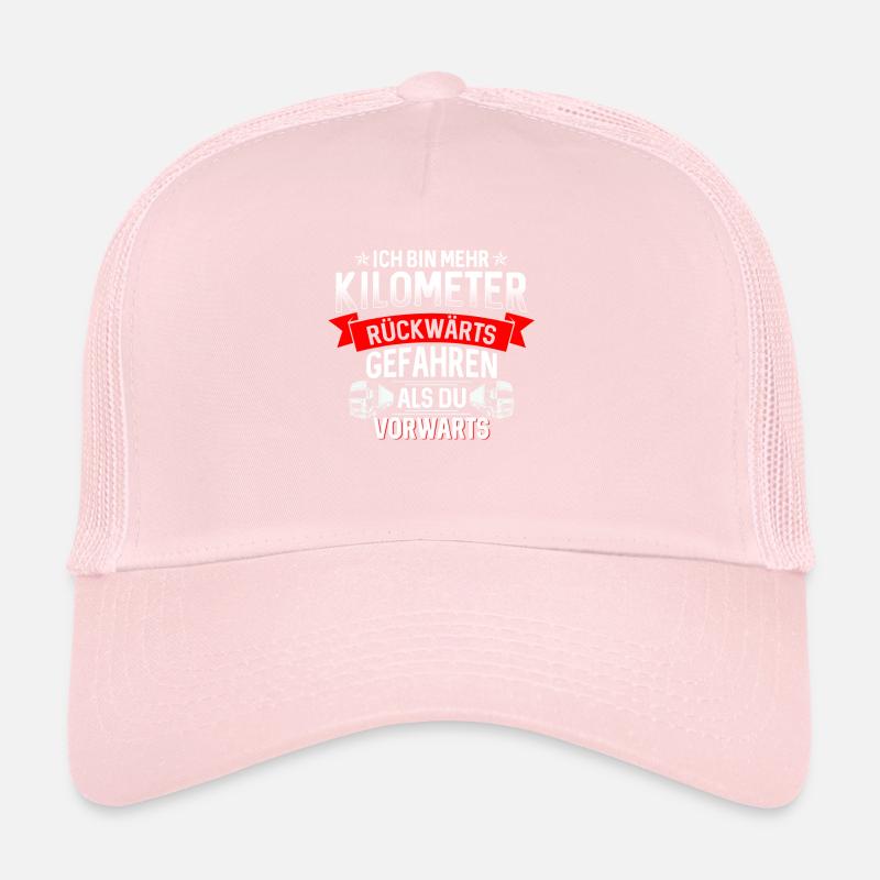Ich bin mehr Kilometer gefahren als du LKW Trucker Cap
