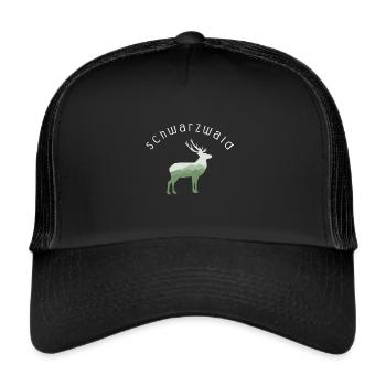 Schwarzwald Schwarzwald - Trucker Cap - Schwarz/Schwarz - Vorne