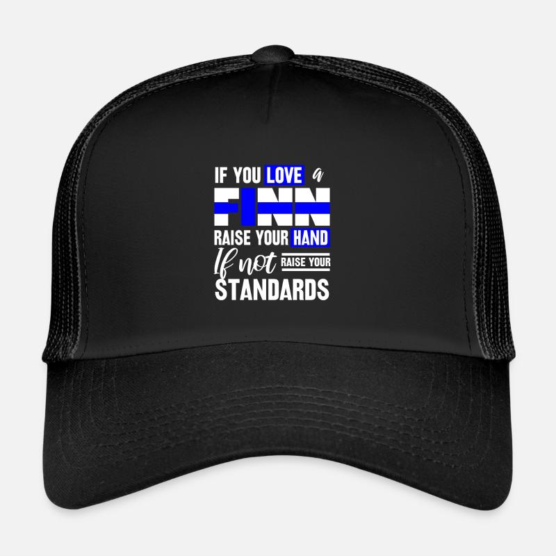 Finland - Trucker Cap - black/black
