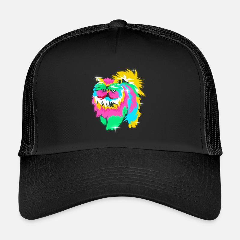 Chat persan Casquette trucker 