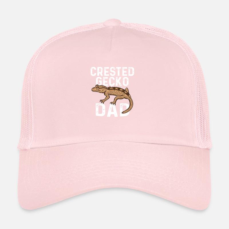 Crested Gecko Dad Pet Lizard Lover Reptile Gift Trucker Cap
