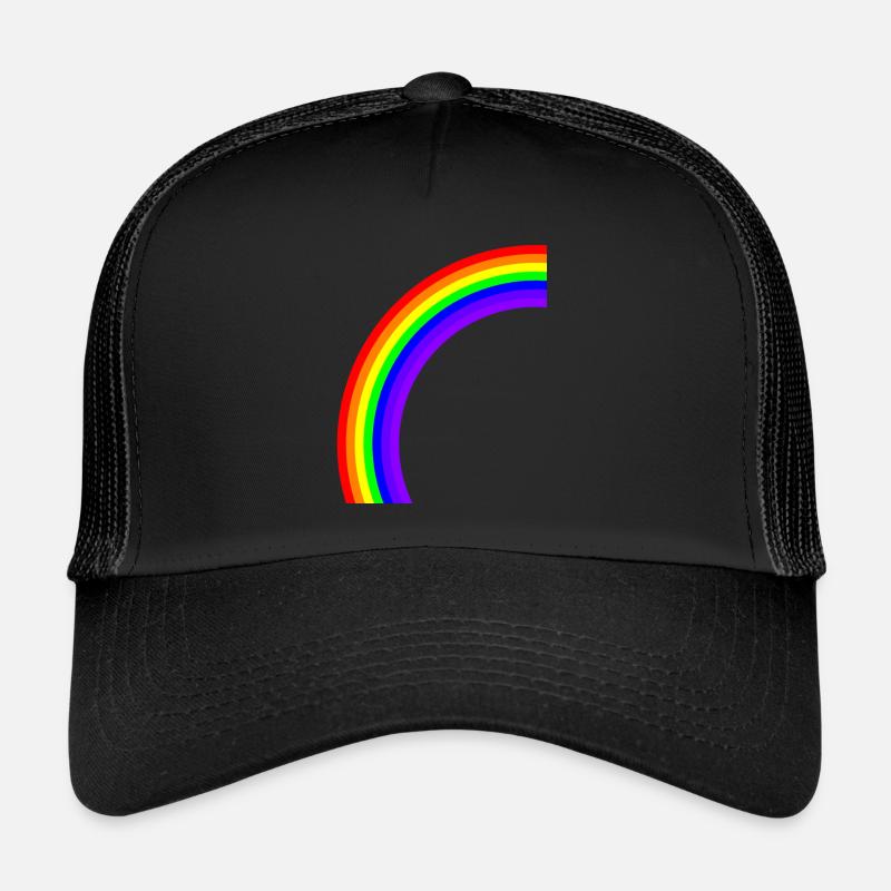 Arc-en-ciel Casquette trucker 